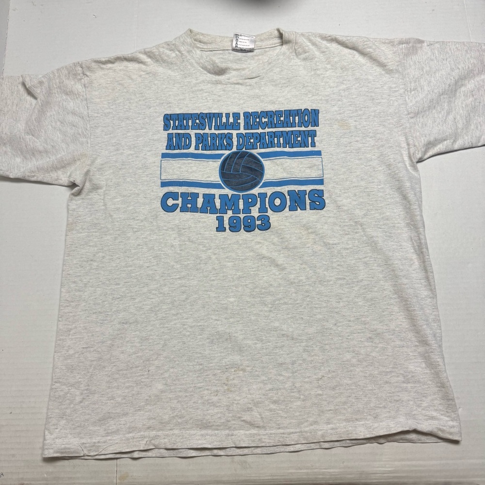 Vintage Oneita 1993 NC Statesville Recreation & Parks Department Champions XL